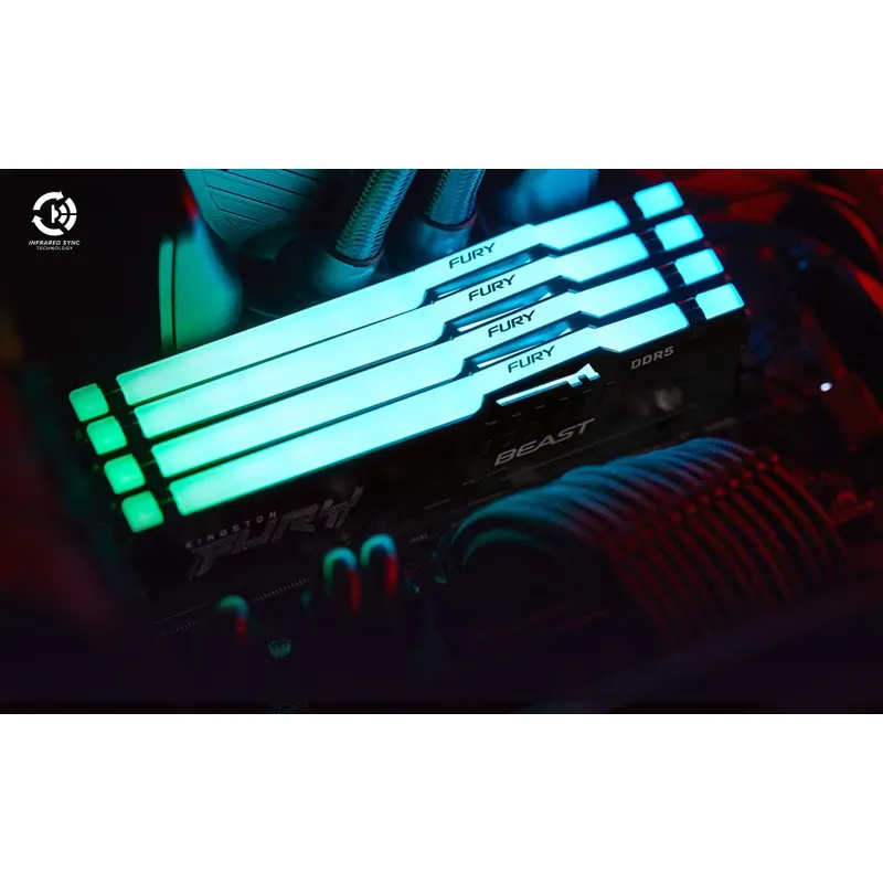 Kingston FURY White RGB 32GB ( - 64Gb Ddr5 6000Mhz Cl30 2X32Gb Desktop recensione e prezzo